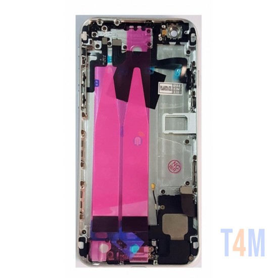 TAMPA TRASEIRA COM FLEX COMPLETO APPLE IPHONE 6(4.7) CINZA